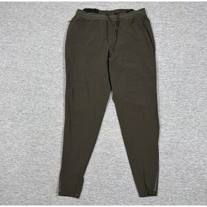Lululemon Surge Hybrid Jogger Mens Large Green Running Reflective Stretch Active